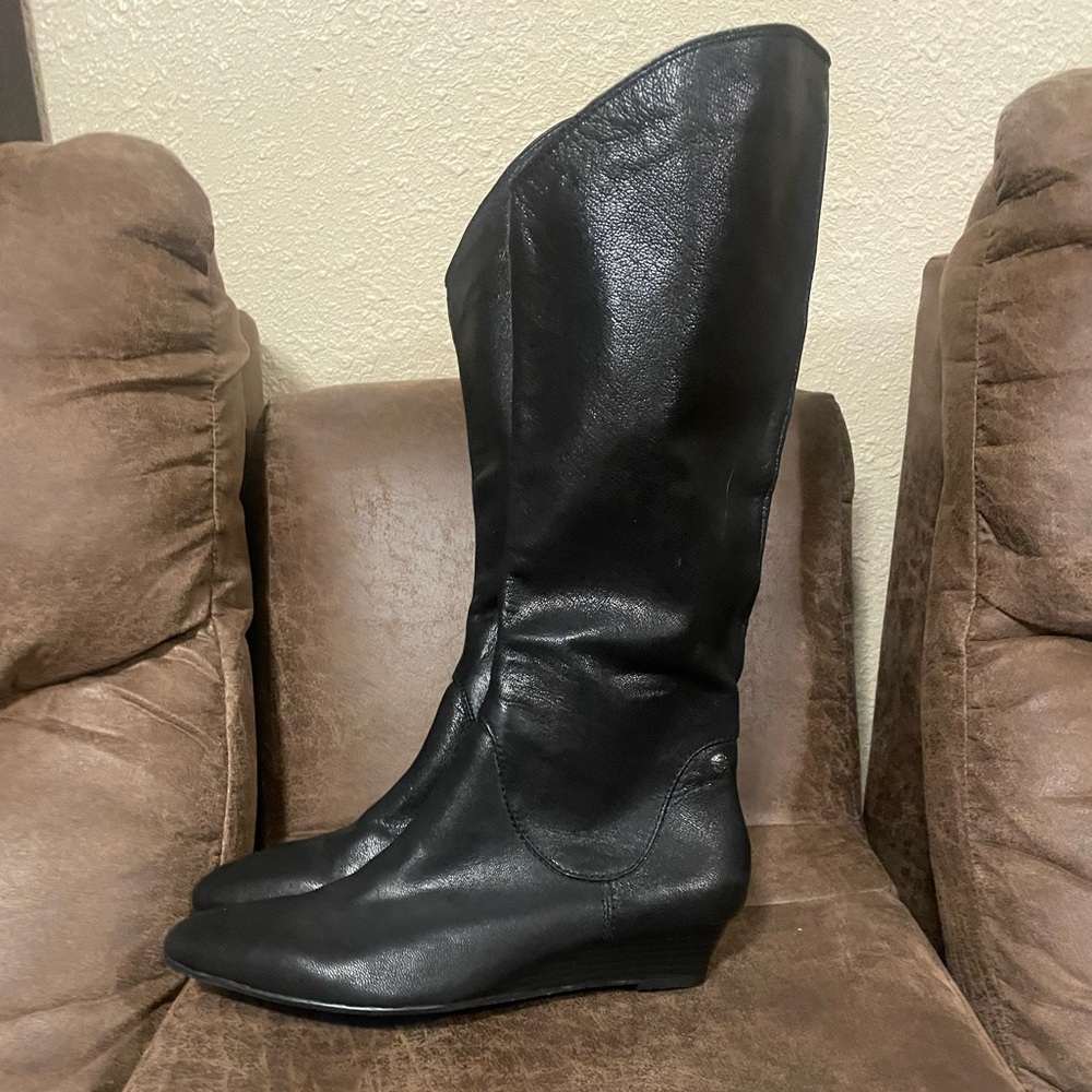 Calvin Klein Collection Black Heeled Boots